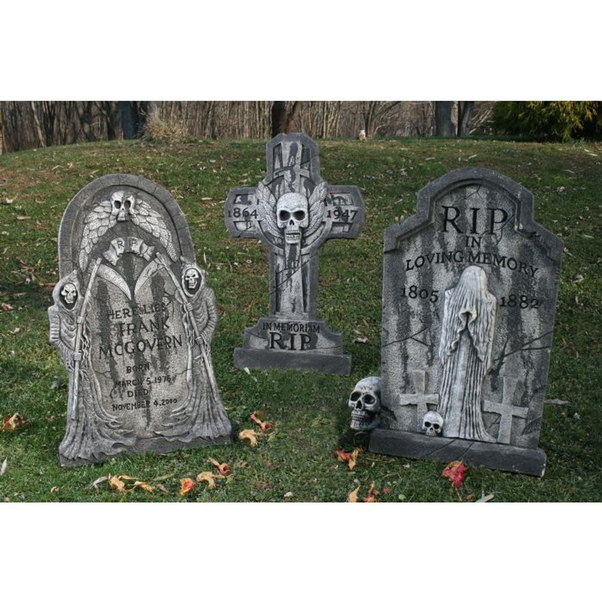 36" Spooky Tombstone Assortment