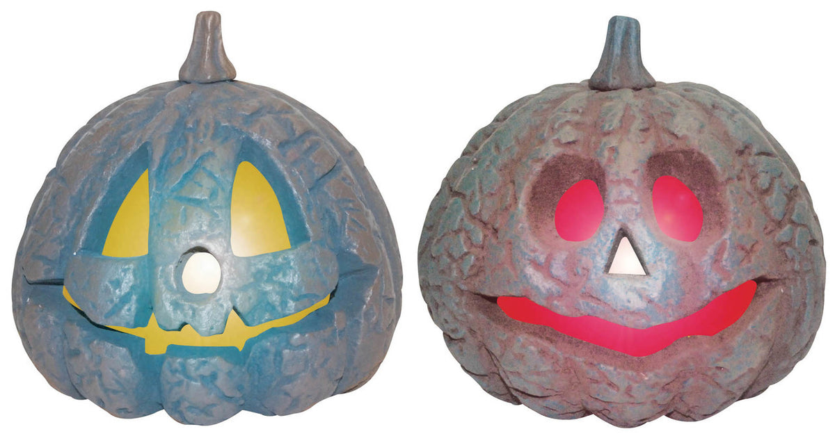 CREEPY LIGHT UP PUMPKIN ASST LG