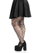 Spiderweb Net Tights 1X-2X