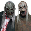 ZOMBIE HAIR & HOOD MASK GRAY