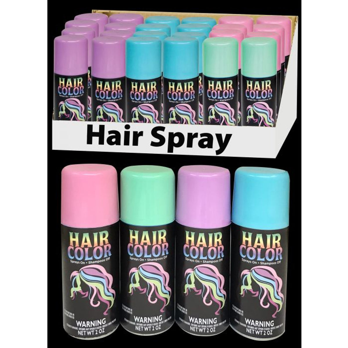 Blue Pastel Hairspray