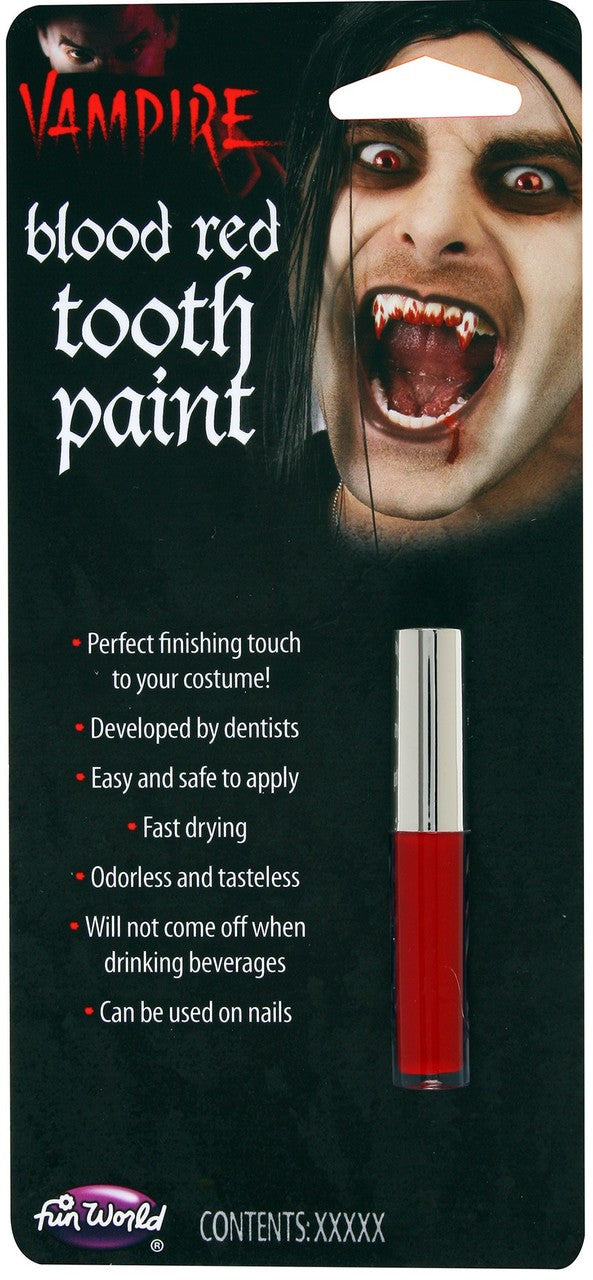 BLOOD RED TOOTH PAINT