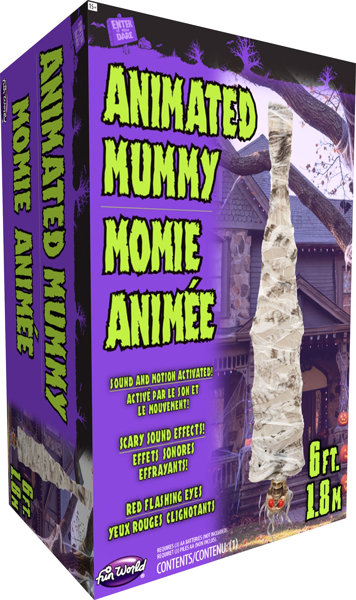 6 Ft. Animated Hanging Mummy - Box