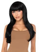25" Bangin' Long Wig Black