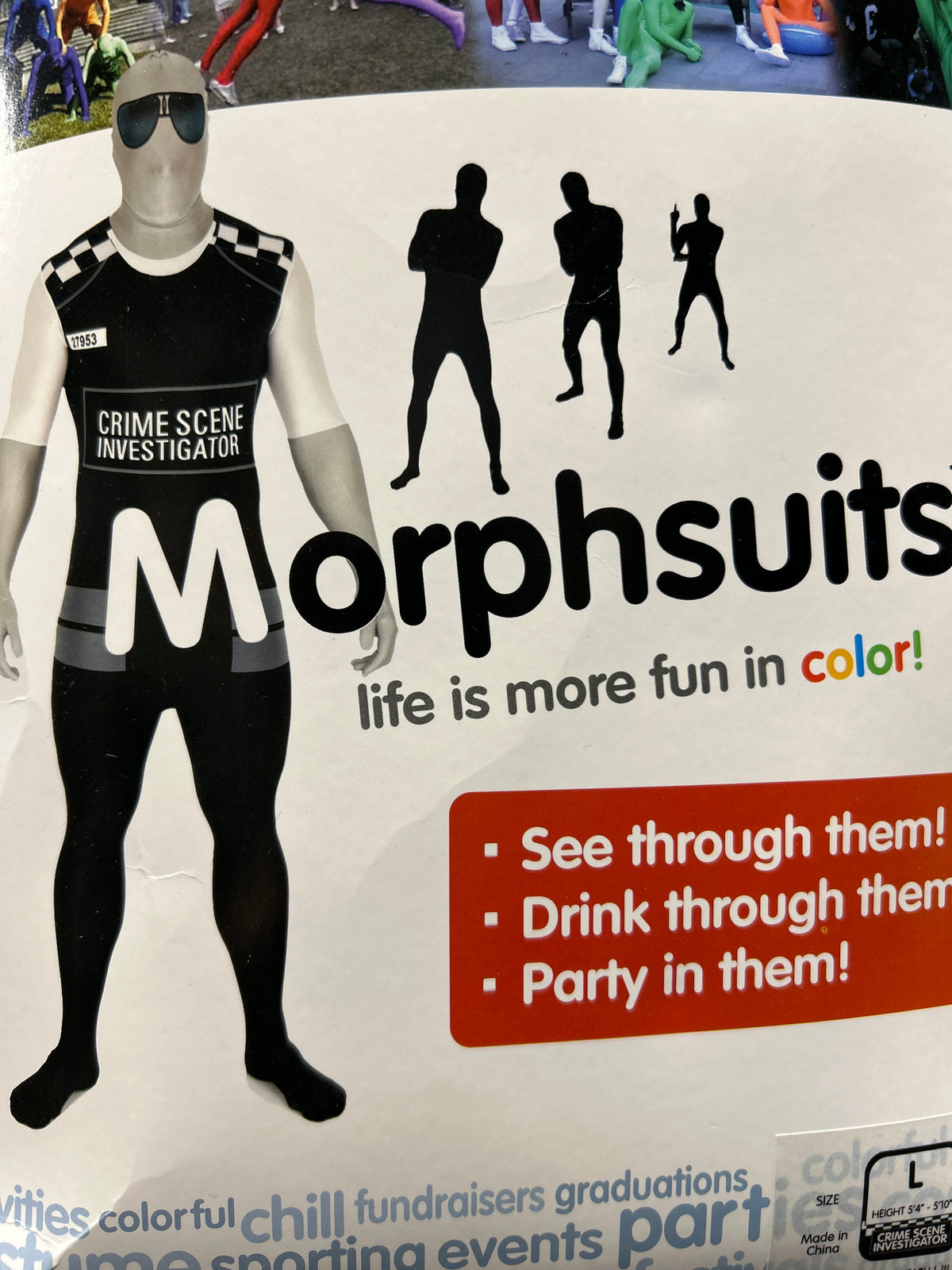 Morphsuits Crime Scene Investigator
