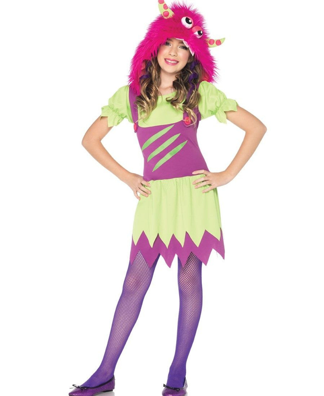 FUZZY WUZZY GIRLS COSTUME (LARGE)