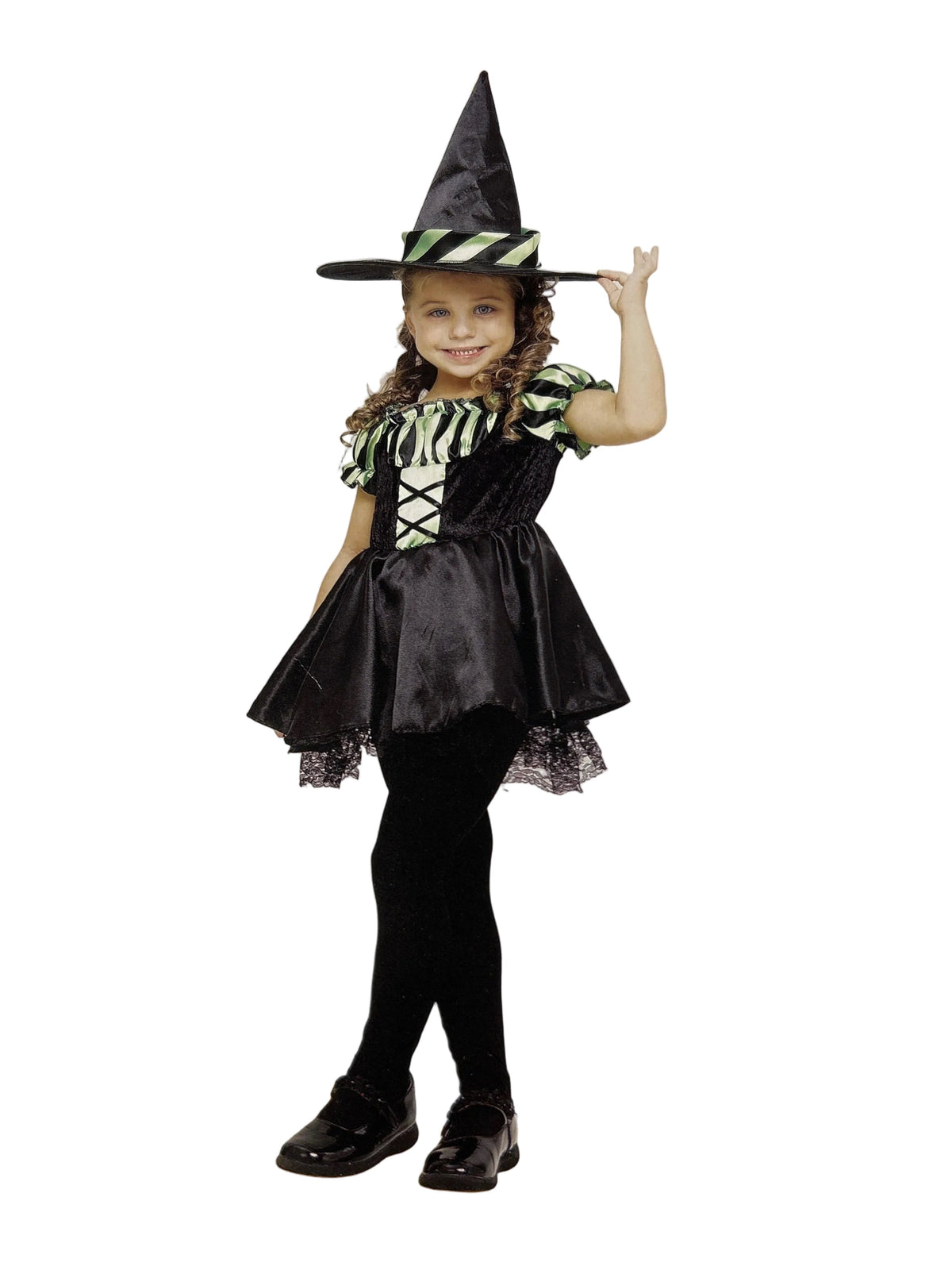 Lime Stripe Witch