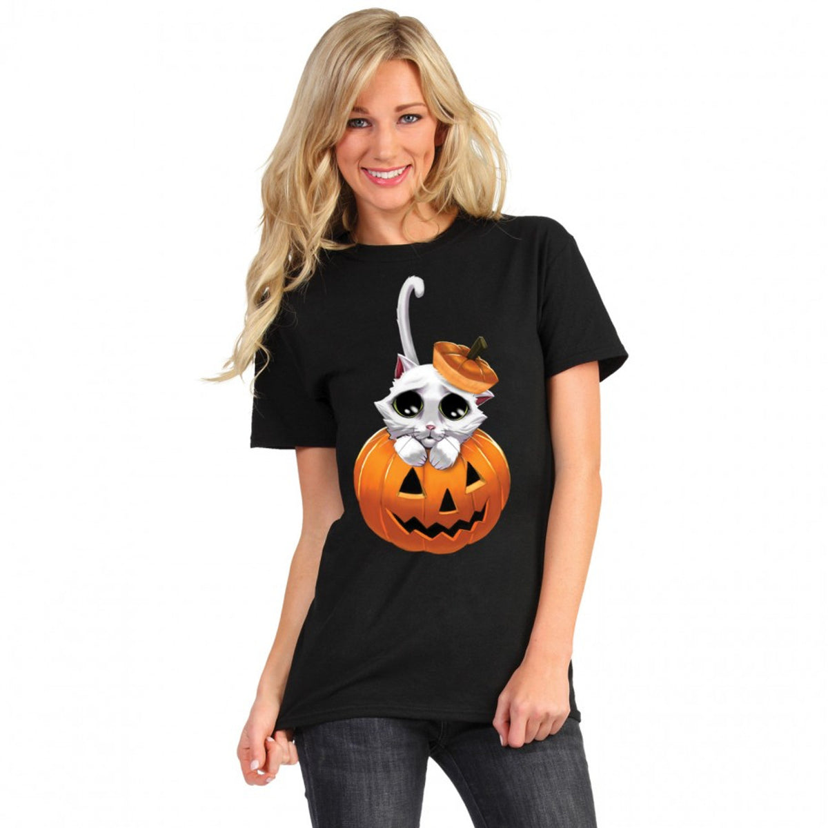 ADORABLE KITTY EYES T-SHIRT (MEDIUM)