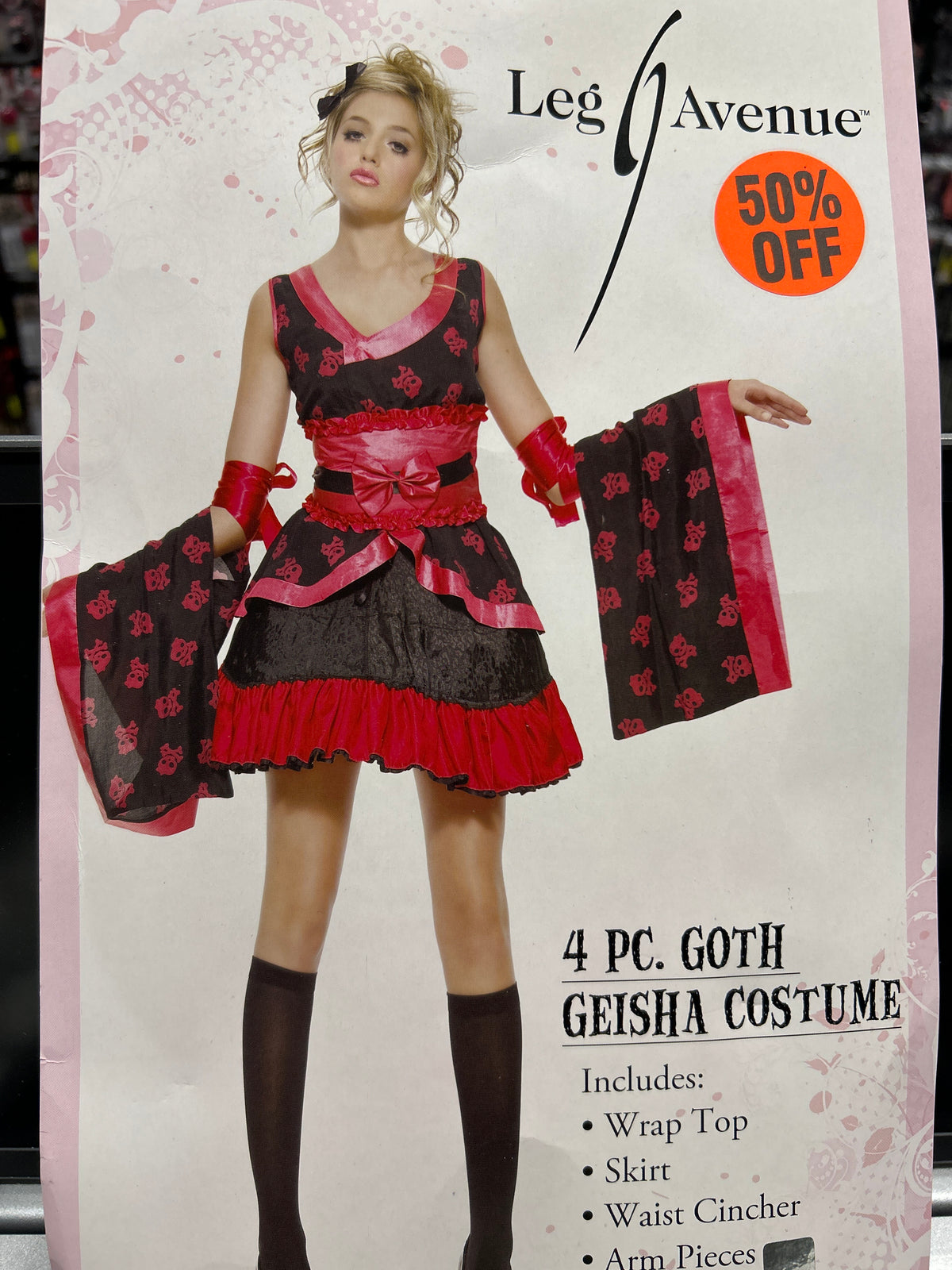 Goth Geisha costume