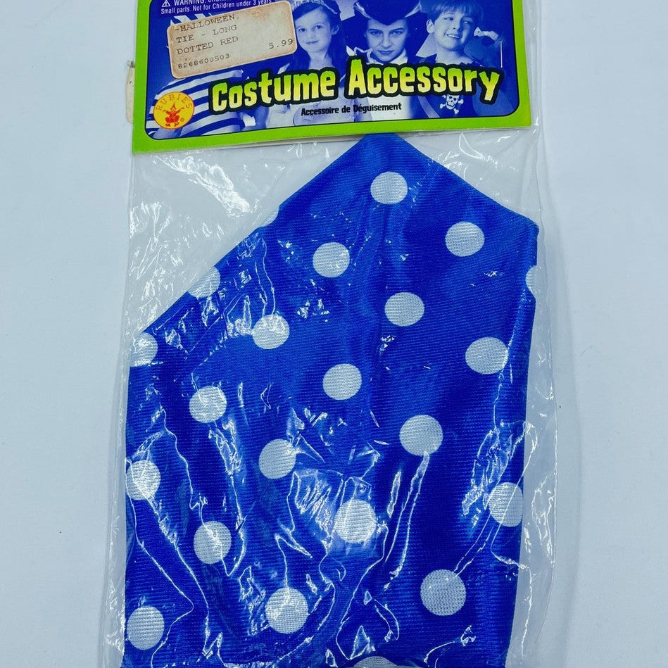 Big Blue Polka Dot Clown Tie