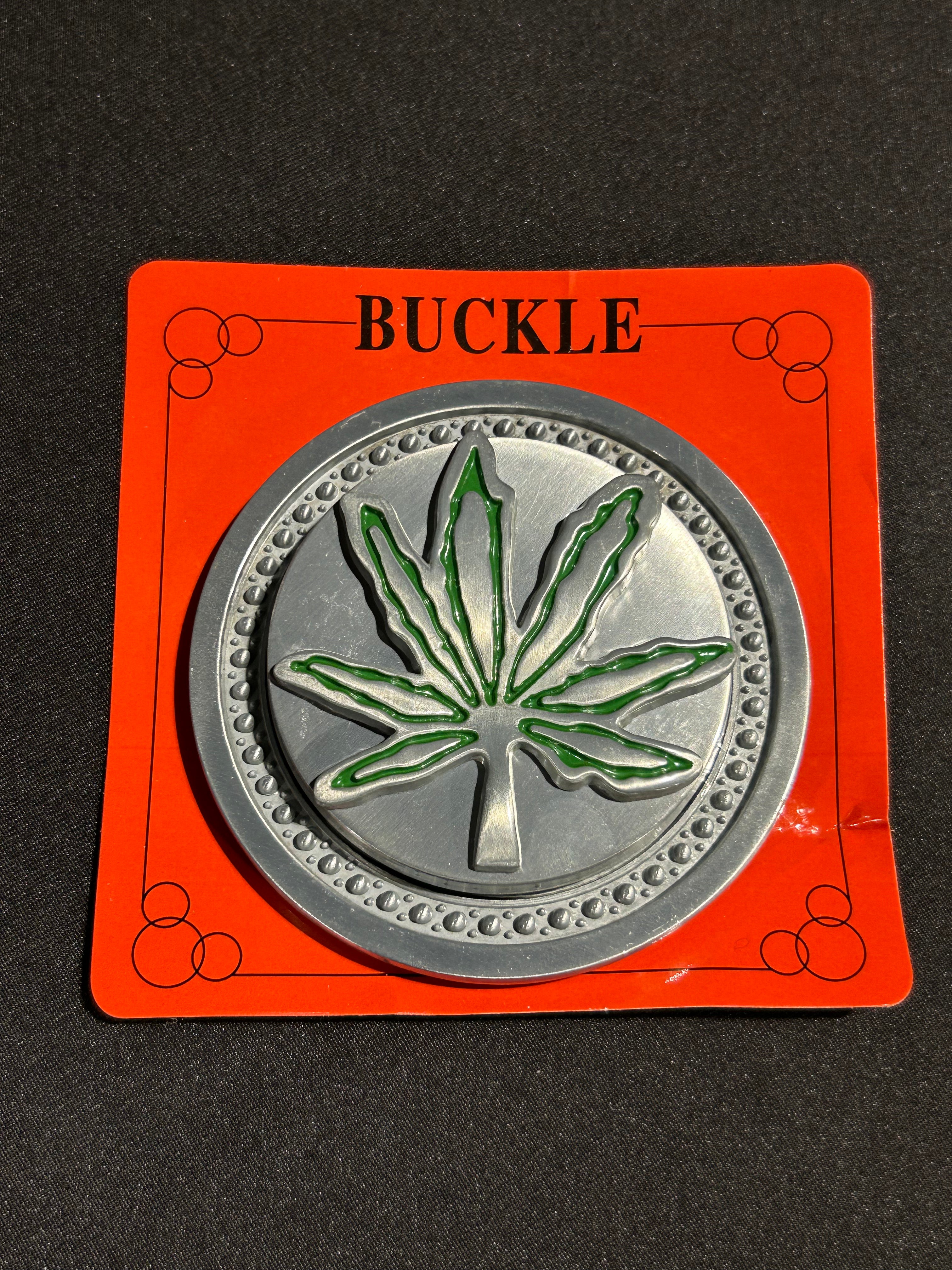 Weed belt buckle
