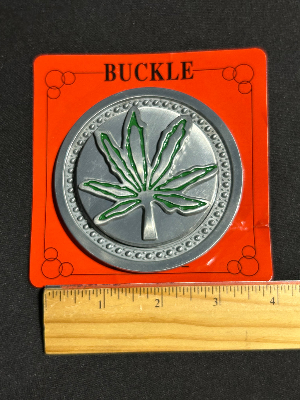 Weed belt buckle