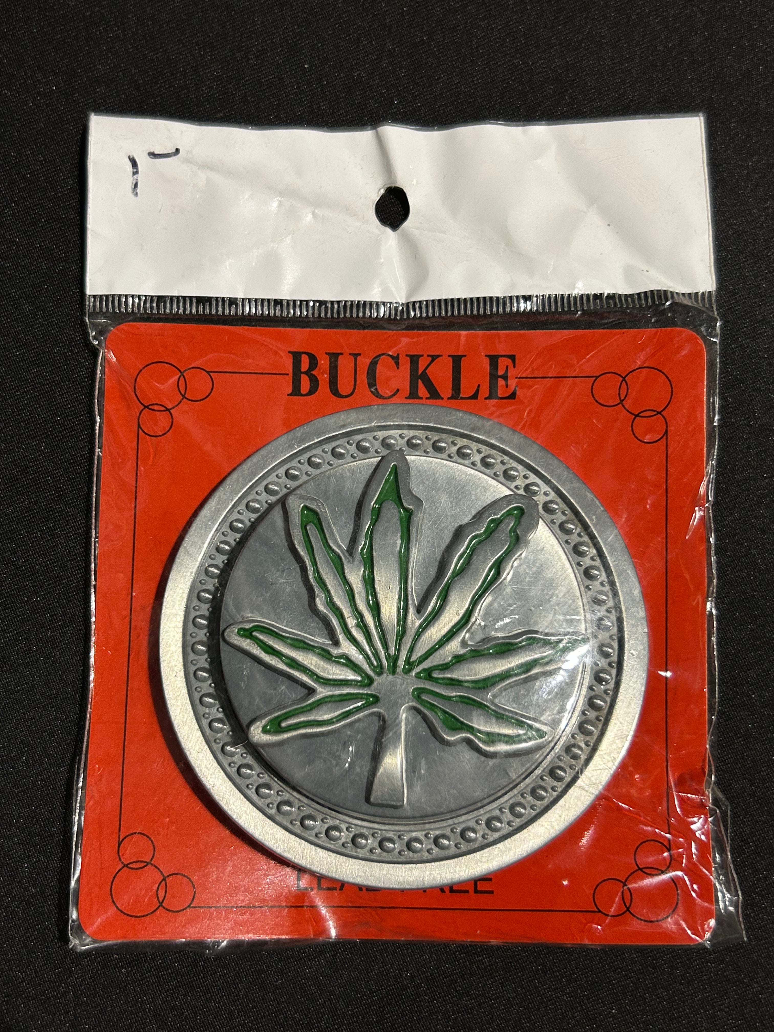 Weed belt buckle