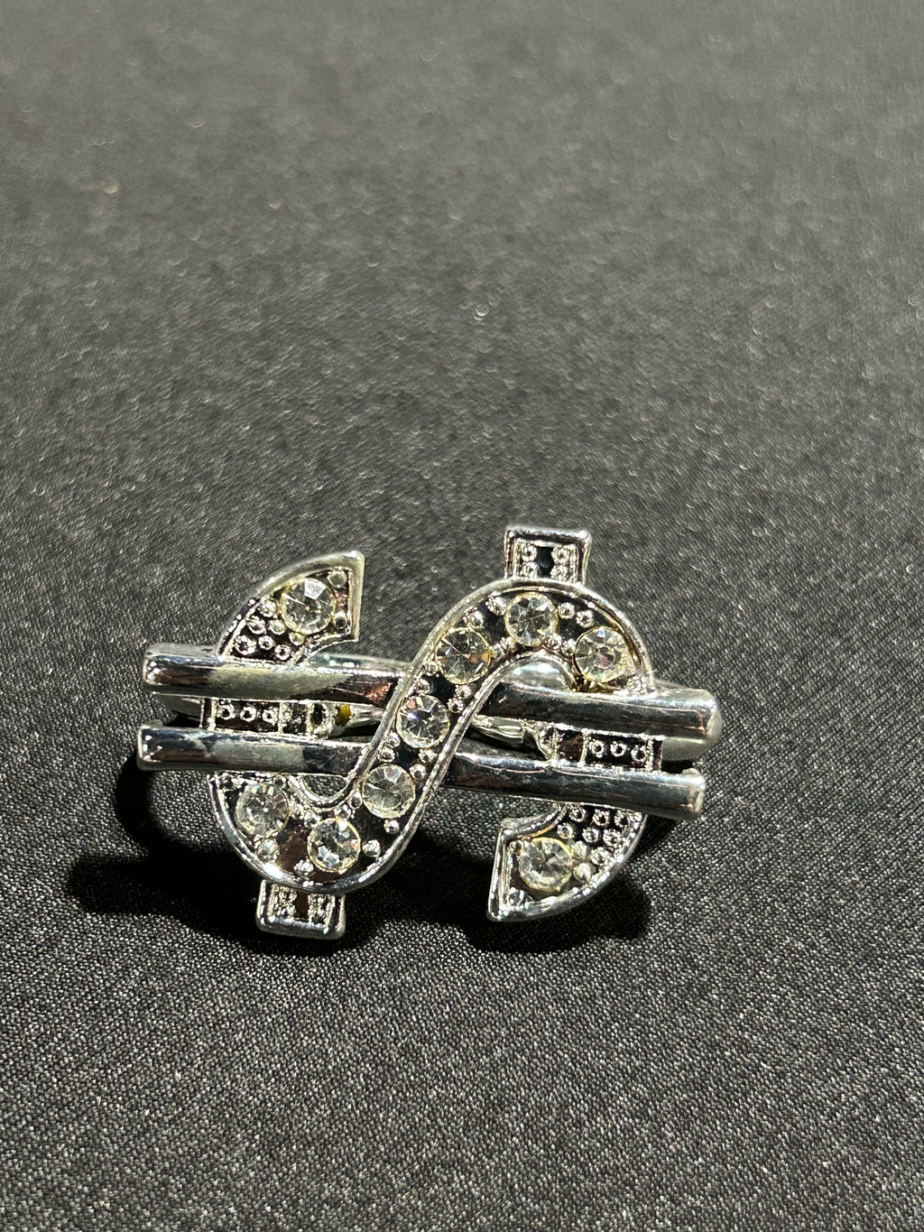 Bling money sign ring