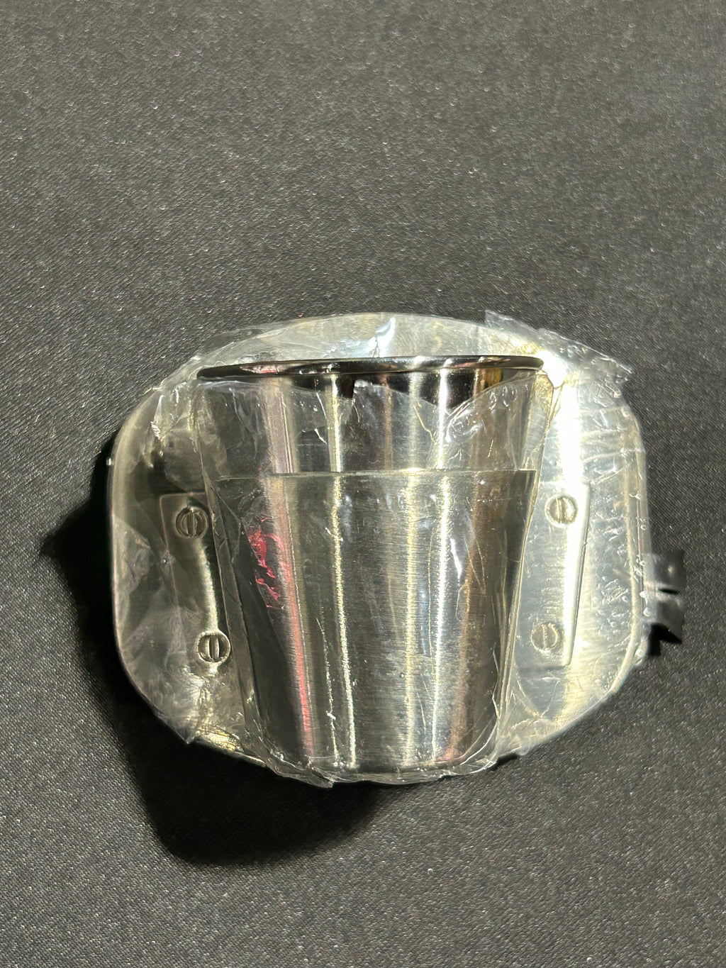 Shot cup belt buckle