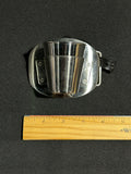 Shot cup belt buckle