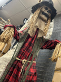 8.2ft Standing Animated Scarecrow