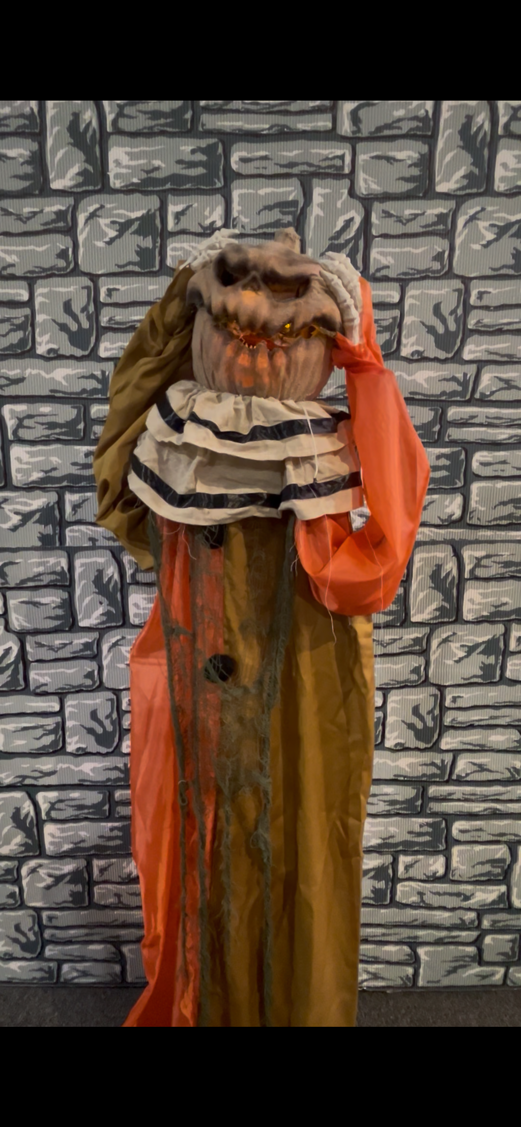 6ft Standing Pop Up Pumpkin Man