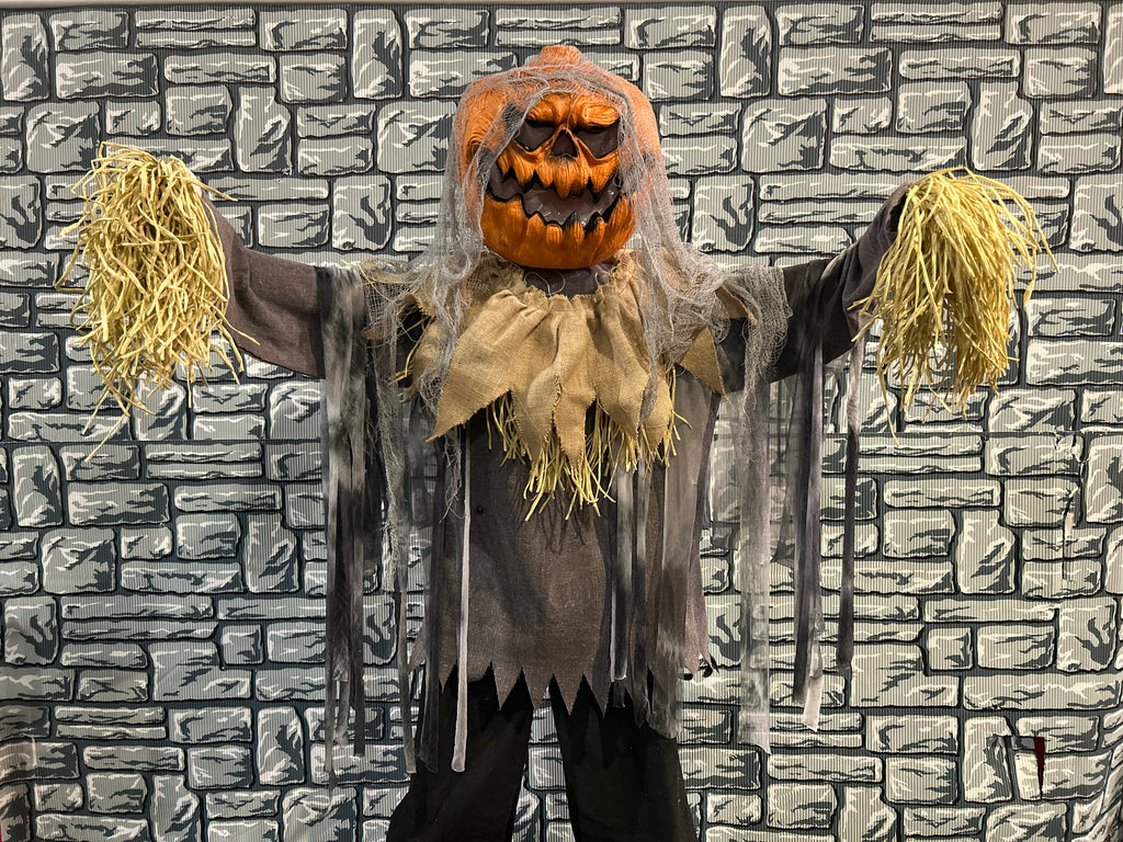6.2ft Animated Standing Scarecrow