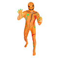 MENS HALLOWEEN PUMPKIN MORPHSUIT (XL)