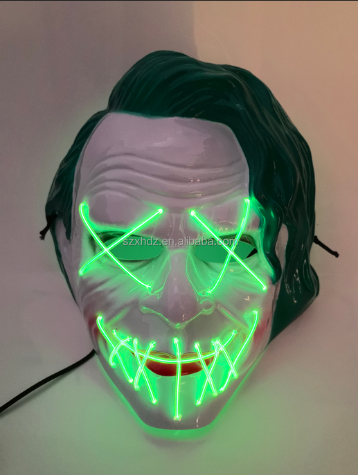 Light Up Joker Mask