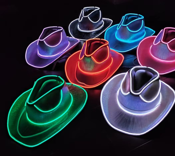 Light Up Cowboy Hat
