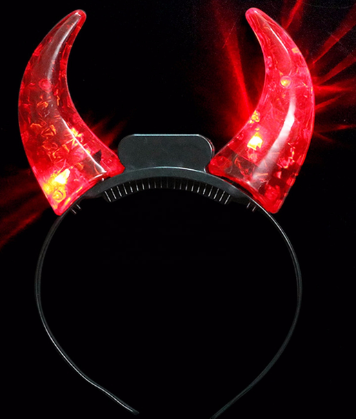 Light Up Devil Horns