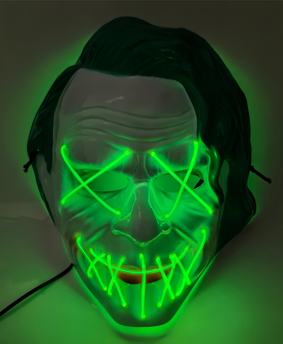 Light Up Joker Mask
