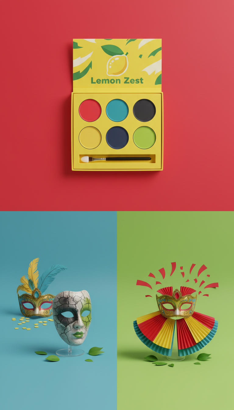 Lemon zest theatrical makeup kit