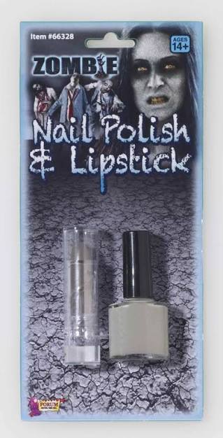 ZOMBIE NAIL POLISH & LIPSTICK