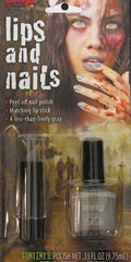 ZOMBIE NAIL POLISH AND LIPSTICK