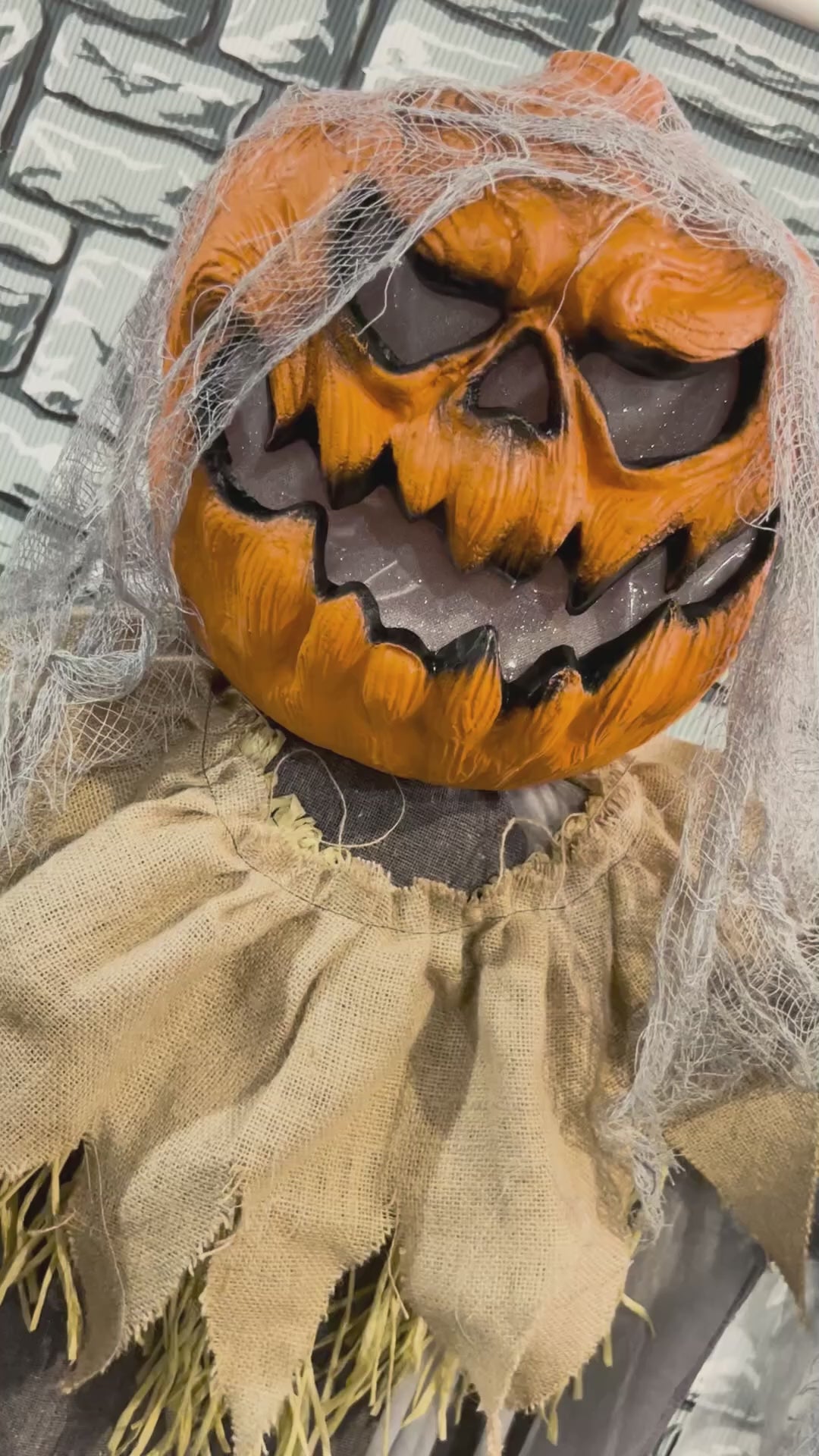 6.2ft Animated Standing Scarecrow