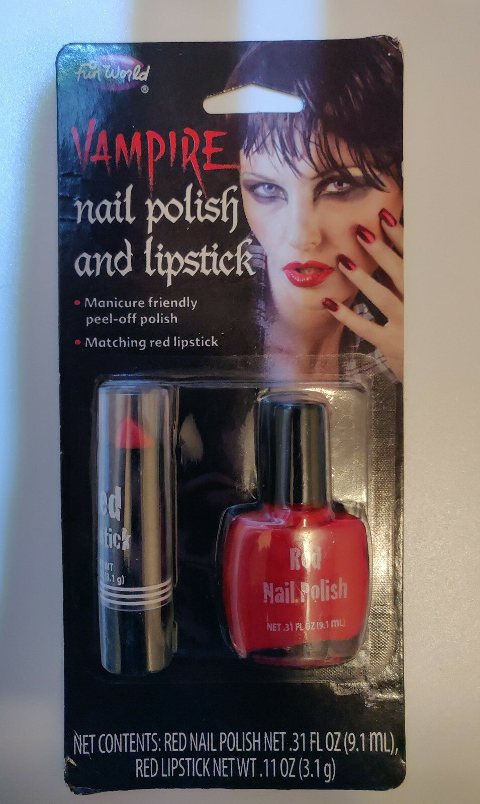 VAMPIRE NAIL POLISH AND LIPSTICK